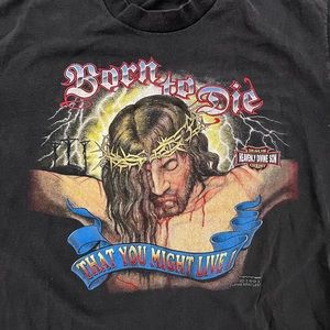 He Must Be Born Again, Harley Davidson 1991 T-shirt